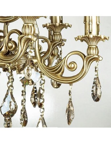 candle chandelier - details