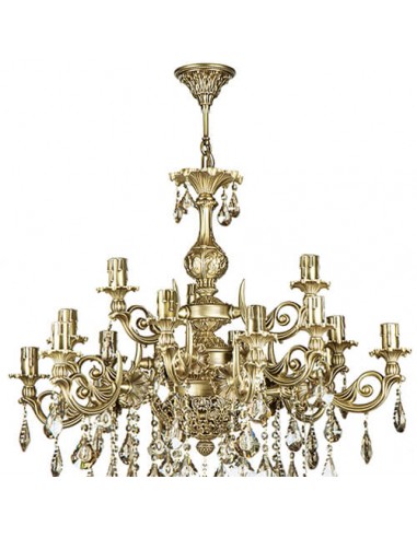 candle style aluminum chandelier