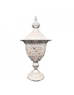 Persian Handicraft Candy & Nut Dish | Silver & Copper Art & Craft