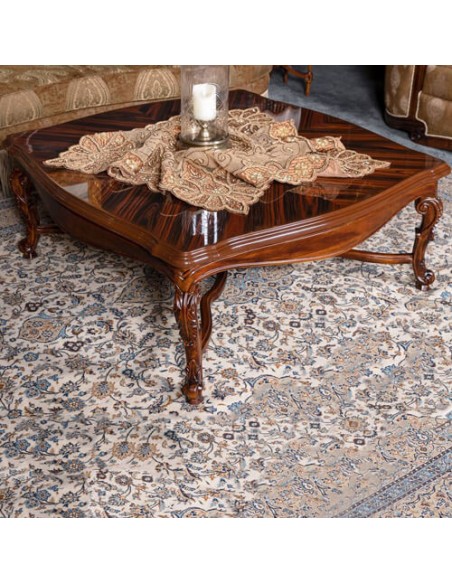 brown cabriole coffee table - new design