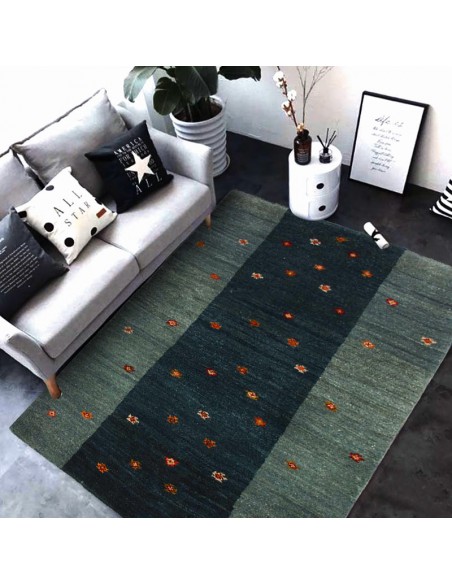 Shiraz Hand-woven 3'X4' Gabbeh Rug | Best price and quality