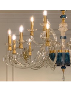 luxury Persian blue chandelier 2