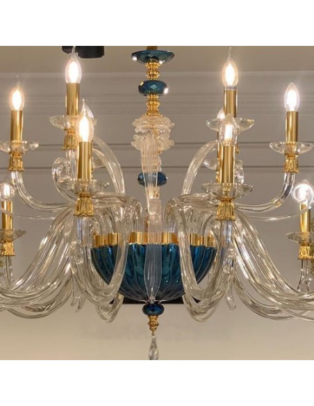 luxury-persian-blue-crystal-chandelier-details