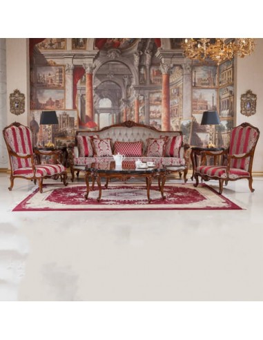 Wooden Sofa Set Low-seated style