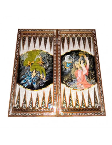 Handmade Inlaid Chess and Backgammon board | Chess Set