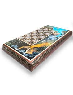 Handmade Inlaid Chess and Backgammon board | Chess Set