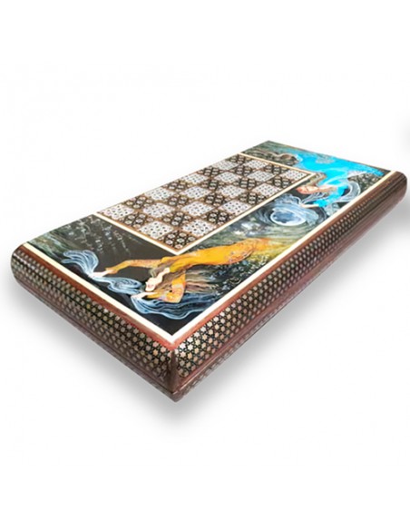 Handmade Inlaid Chess and Backgammon board | Chess Set
