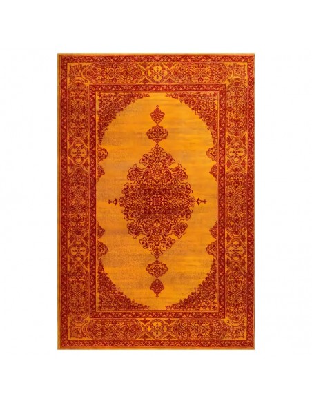Persian Modern Style Yellow Rug Rc-296 full view