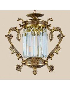 handmade antique hang lamp 2