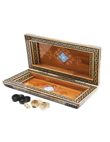 Backgammon & Chessboard | Royal Wooden Chessboard