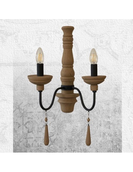 biscotti wooden carved wall light biscotti wooden carved wall light