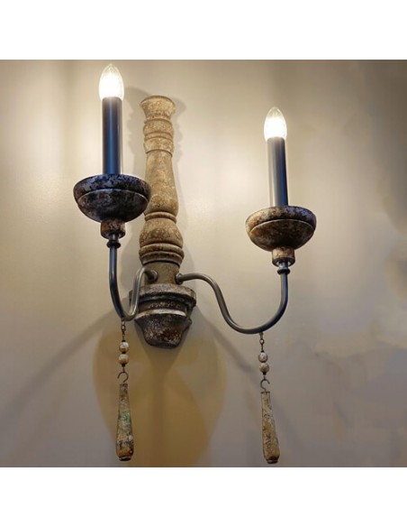 patina wooden carved wall light patina wooden carved wall light