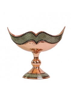 Gorgeous Khatam Candy Bowl | Copper Inlaid Dish| CyrusCrafts