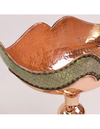 Gorgeous Khatam Candy Bowl | Copper Inlaid Dish| CyrusCrafts