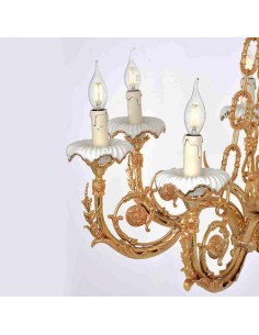 bronze sculptural chandelier 2