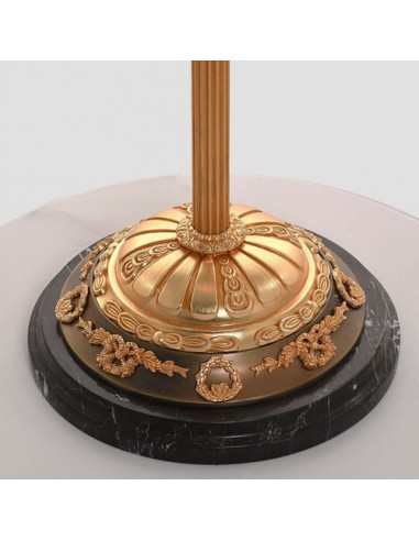 crystal beaded bronze floor lamp - leg