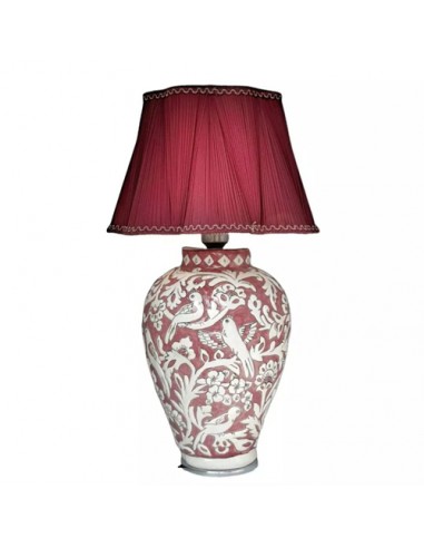 Persian pink bedside lamp