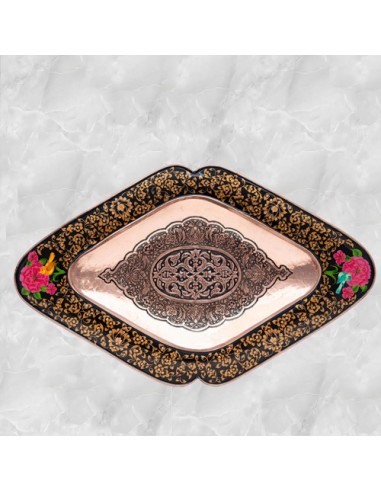 Enamel Plate And Candy Bowl Set | CyrusCrafts Hand Painting