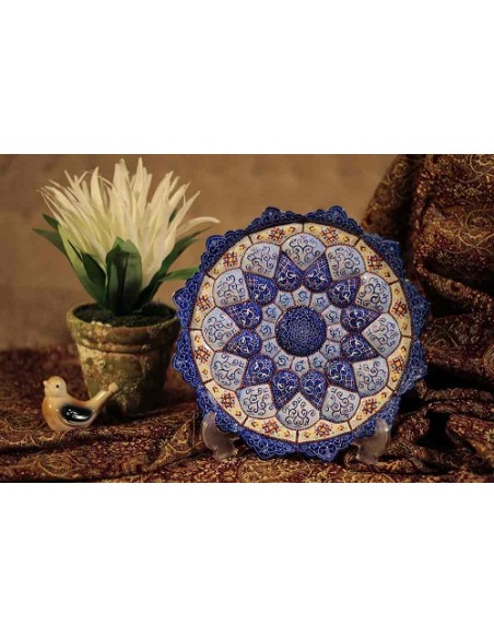 Unique Minakari plate (Decorated)