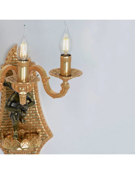 sculpture wall light - details