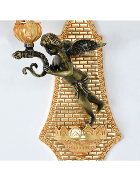 sculptural wall light - details