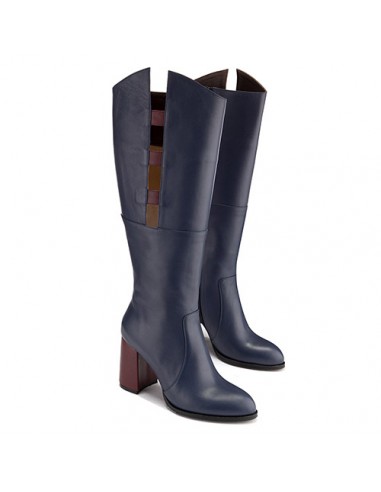 women's-navy-blue-long-boots