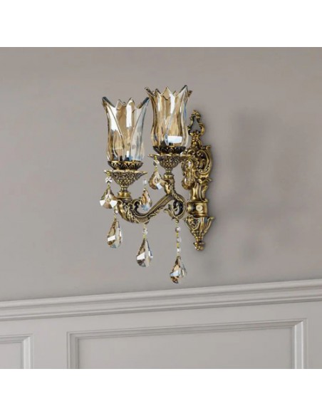 brass wall light sconse