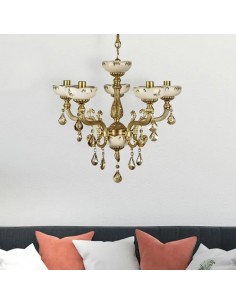 bronze chandelier light