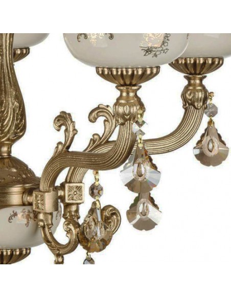 bronze chandelier light arms