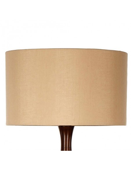 biscotti wooden floor lamp - shade