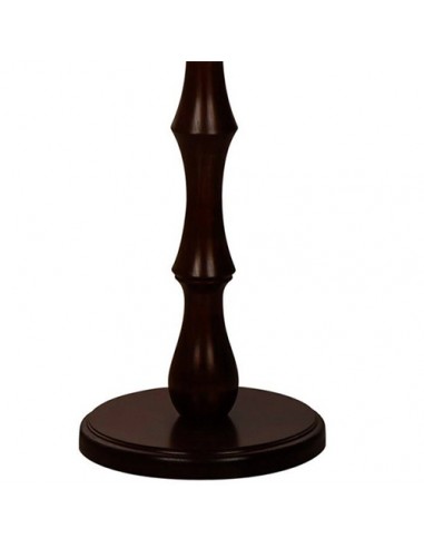 woodcarving of the brown floor lamp