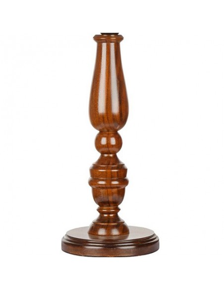 tan brown wooden table lamp leg
