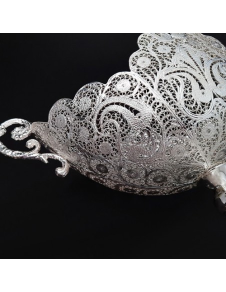 filigree candy bowl made by Persian art HC-1369