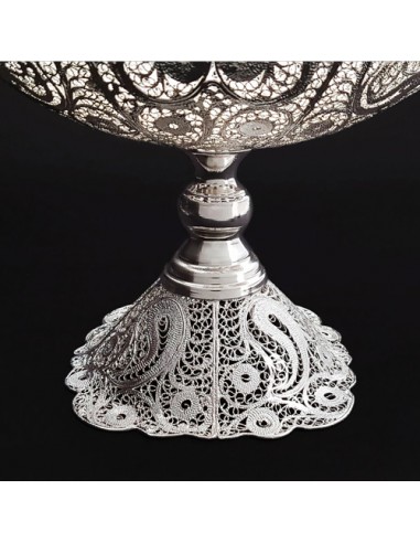 details of filigree candy bowl HC-1369