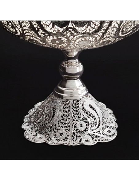 details of filigree candy bowl HC-1369