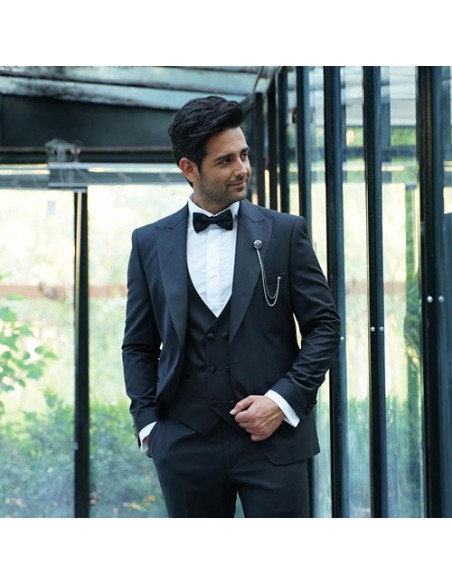 black-groom-suit