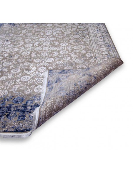 Modern Grey Carpet Rc-306 back view