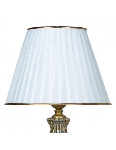Crystal Table lamp with white shade 2