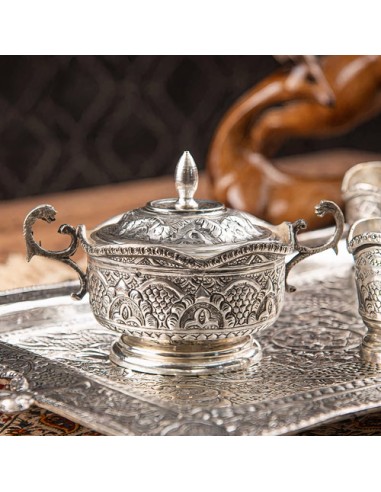 The sugar bowl is one of the pieces of tea coffee service set HC-1398