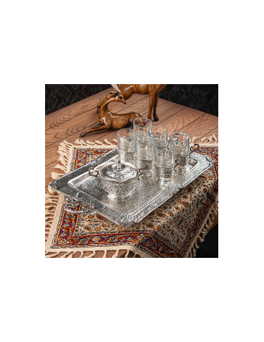 brass silver coffee tea set HC-1398