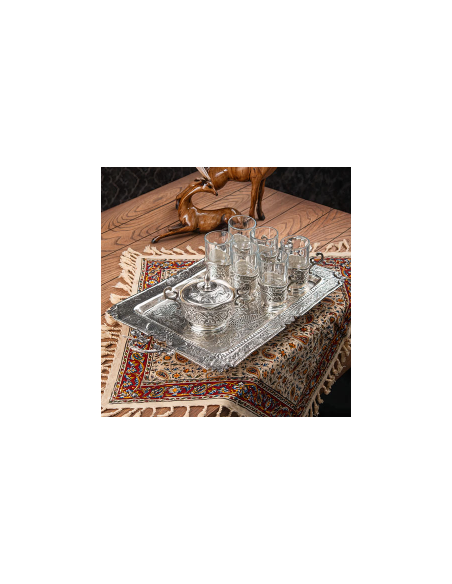 brass silver coffee tea set HC-1398