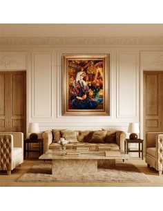 Pictorial Carpet of a Girl in the Mirror Hall 2