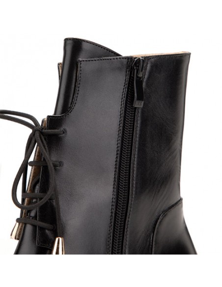 black-leather-high-heel