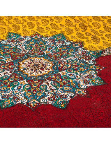 details of fully handmade high-quality Persian tablecloth HC-1410