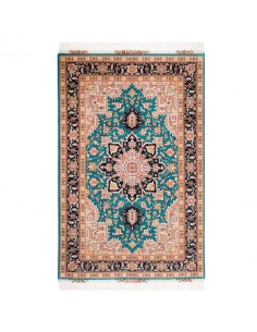 5'X 3' Persian Blue Handmade Rug Rc-310 full view