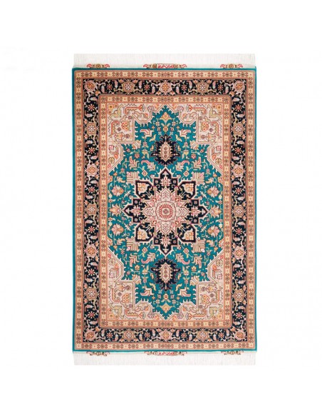 5'X 3' Persian Blue Handmade Rug Rc-310 full view