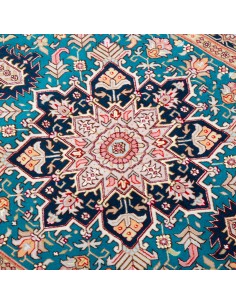 5'X 3' Persian Blue Handmade Rug Rc-310 full view 2