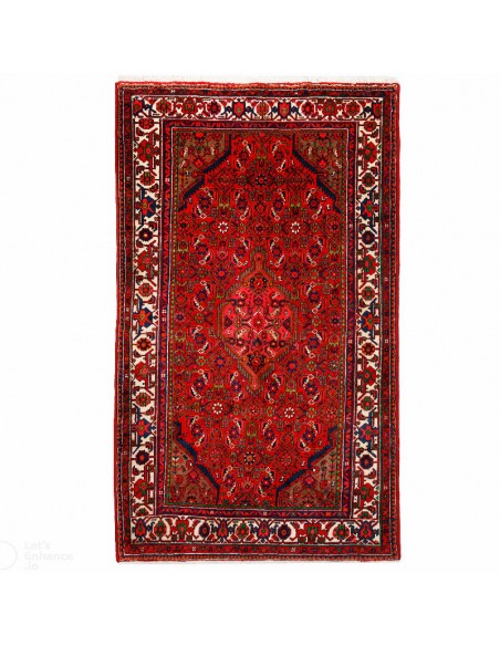 Handmade 7' X 4' Red Area Rug Rc-311 full view
