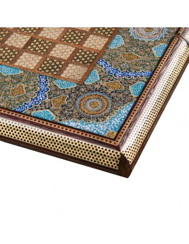 valuable handmade inlay chessboard & backgammon set HC-1424