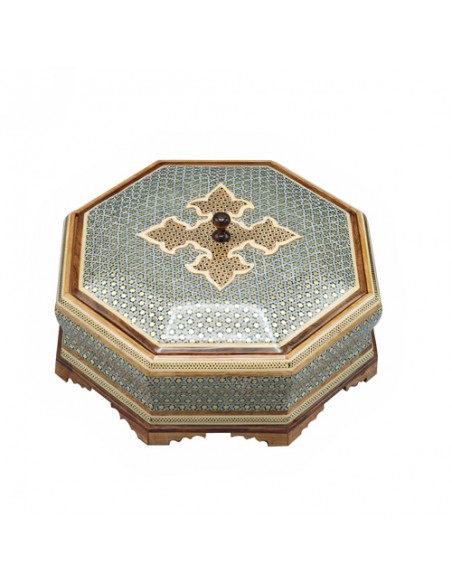 Inlaid wood candy box of handmade HC-1442